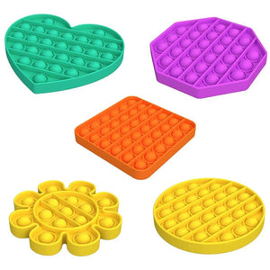 Push pop pop Bubble Sensory Fidget Toy For Kids,5PCS