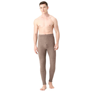 Men's three flat self-heating patch warm wool pants
