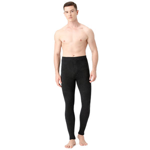Men's three flat self-heating patch warm wool pants