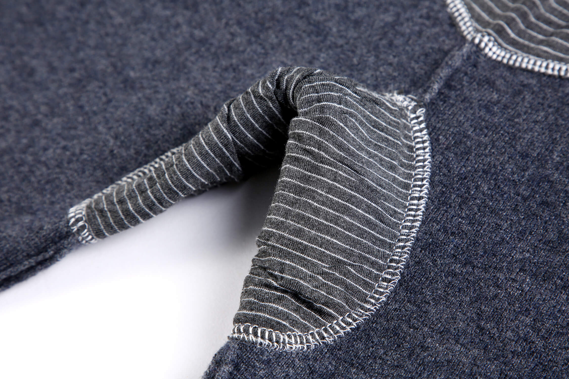 Men's three flat self-heating patch warm wool pants
