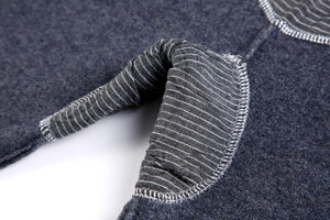 Men's three flat self-heating patch warm wool pants