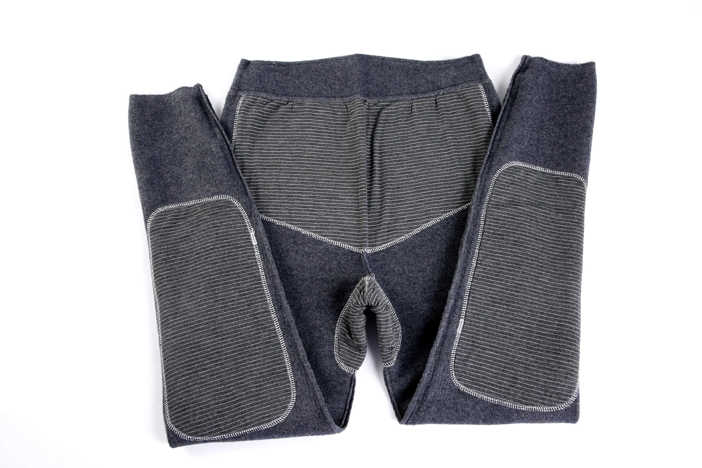 Men's three flat self-heating patch warm wool pants