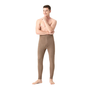 Men's medium weight wool thermal pants