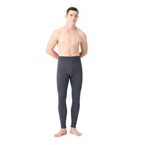 Men's three flat self-heating patch warm wool pants