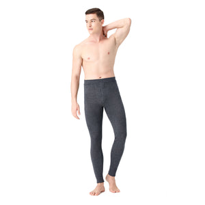 Men's three flat self-heating patch warm wool pants