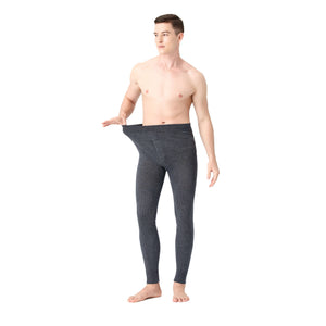 Men's three flat self-heating patch warm wool pants