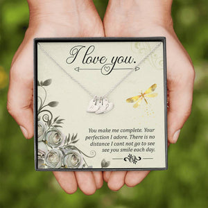 I Love "you" - Sweetest Hearts Necklace