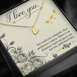 I Love "you" - Sweetest Hearts Necklace